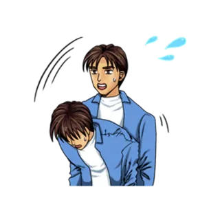 😞 30fcf0c8 Anime, Manga, Initial D, Tragen, Besorgnis, Erschöpfung telegram sticker