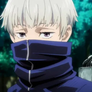 🖍 1b467213 Toge Inumaki Jujutsu Kaisen アニメ, 狗巻棘, 呪術廻戦, キャラクター, 男性 telegram sticker