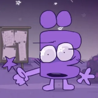 😱 ff00e209 Desenho animado, Letra B, Personagem, Magia, Caprichoso, Animado telegram sticker