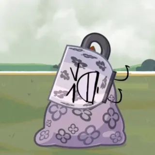 😭 028e56e4 DK object, character, cartoon, flower, bag telegram sticker