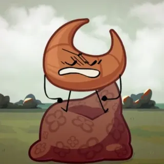 😓 2efa0df7 cartoon, angry, object, character, expression telegram sticker