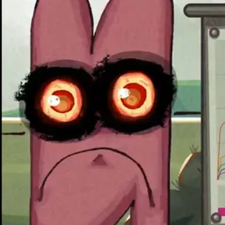 👿 86e13906 Patrick Star Spongebob Squarepants cartoon, spongebob, patrick star, creepy telegram sticker