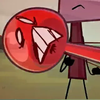 💀 c442a96b cartoon, angry, red, object, funny telegram sticker