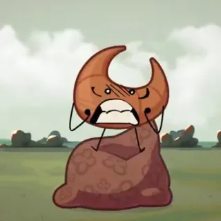 😰 d933bbf3 cartoon, angry, monster, creature, character telegram sticker