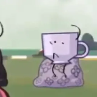 😨 ee59f2c3 object show, cup, sad, cartoon telegram sticker