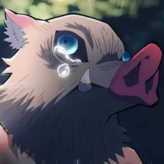 ✨ 387fef48 Inosuke Hashibira Demon Slayer Anime, Personnage, Demon Slayer, Inosuke Hashibira, Cochon telegram sticker