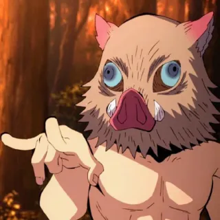 Иноске|･ω･) telegram stickers