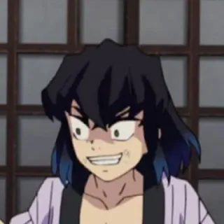 ✨ f5411d4e Inosuke Hashibira Demon Slayer Anime, Demon Slayer, Inosuke, Hashibira, Drôle telegram sticker