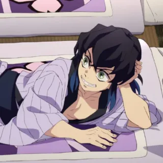 🌑 19633186 Inosuke Hashibira Demon Slayer Anime, Manga, Demon Slayer, Inosuke telegram sticker