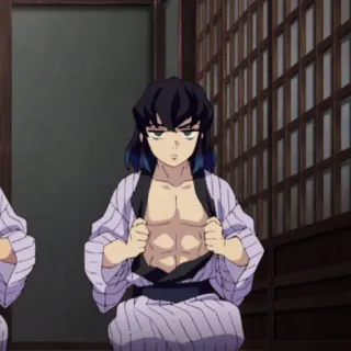 ⚔ 99ce6e97 Inosuke Hashibira Demon Slayer Anime, Músculo, Inosuke, Hashibira, Demon Slayer telegram sticker