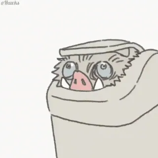 🗑 22bc73ea Inosuke Hashibira Demon Slayer Inosuke, Demon Slayer, Anime, Manga, Postać telegram sticker