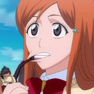 😟 276878e3 Orihime Inoue Bleach Аниме, Манга, Блич, Орихиме Иноуэ telegram sticker