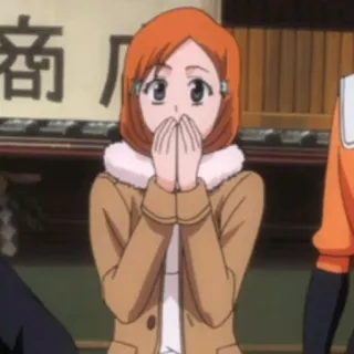 😱 8160eefe Orihime Inoue Bleach аниме, девушка, Орихиме, Иноуэ, Блич telegram sticker