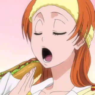 😌 fce861ea Аниме, Мультфильм, Еда, Хот-дог, Есть telegram sticker