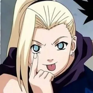 🌟 3c444c08 Ino Yamanaka Naruto anime, personagem, Ino Yamanaka, Naruto, loira, garota telegram sticker