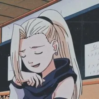 🌟 8032dd11 Yamanaka Ino Naruto Anime, Naruto, Ino Yamanaka, Personagem, Desenho animado telegram sticker