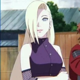 🌟 88aefd3e Yamanaka Ino Naruto Anime, Naruto, Yamanaka Ino, mulher, loira telegram sticker