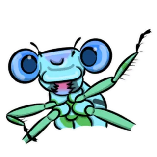 👋 93c5f6c8 昆虫, 虫子, 卡通, 绘画, 可爱 telegram sticker