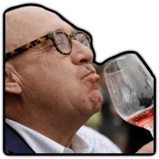 🥰 40b3914a 남자, 와인, 음주, 안경, 성인, 음료 telegram sticker