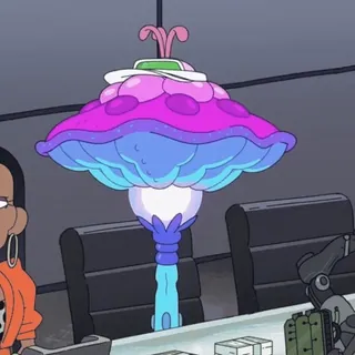 🤦‍♀️ 82ade16e 버섯, 램프, 밝은, 화려한, 애니메이션 telegram sticker