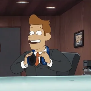 🤪 b84b0662 Brett Hand Inside Job 사무실, 애니메이션, 브렛, 인사이드 잡, 기업 telegram sticker