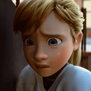 😭 5577d484 Riley Andersen Inside Out traurig, weinen, emotion, enttäuschung, alles steht kopf, charakter, disney, pixar telegram sticker