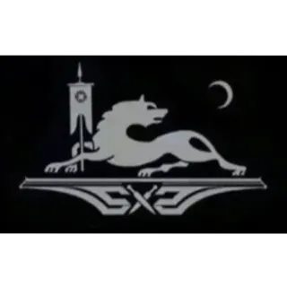 🐶 7b994180 sói, biểu tượng, cờ, mặt trăng, huy hiệu, biểu tượng huy hiệu telegram sticker