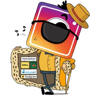 instagram telegram stickers