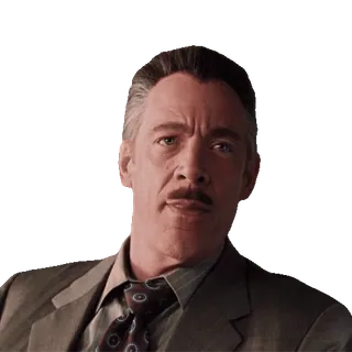 😊 57948520 J. Jonah Jameson Spider-Man J. Jonah Jameson, Người Nhện, Nhân vật, Báo, Biên tập viên, J.K. Simmons whatsapp sticker