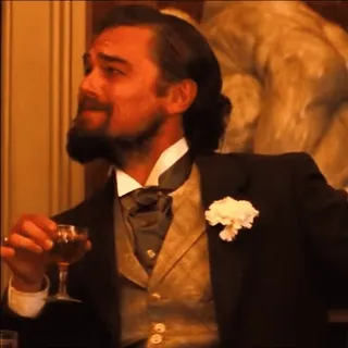 😊 9ab46b25 Leonardo DiCaprio Leonardo DiCaprio, diễn viên, chân dung, phim, người nổi tiếng whatsapp sticker