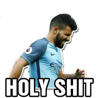 😩 2a058cc9 HOLY SHIT sepak bola, football, atlet, emosi, sumpah serapah telegram sticker