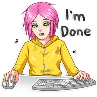Internet Addiction telegram stickers