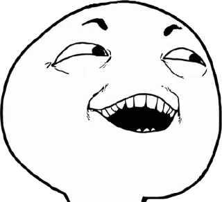 😉 16371660 Meme, Wajah, Ekspresi, Internet, Lucu telegram sticker