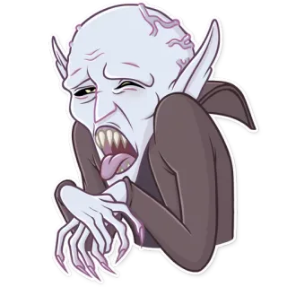 🤢 39219263 แวมไพร์, สัตว์ประหลาด, การ์ตูน, สิ่งมีชีวิต, น่ากลัว, ฮาโลวีน, ผีดิบ telegram sticker