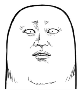 😐 5a81b273 faccia, espressione, divertente, meme telegram sticker