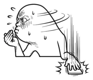 👻 ec3e49d0 Stres, Frustracja, Złość, Kreskówka, Rozdrażniony, Ruch, Prędkość telegram sticker