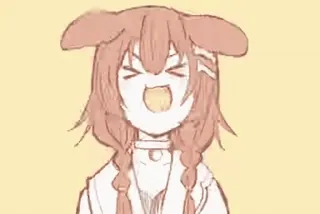 👍 313cd59d Inugami Korone Аниме, Собака, VTuber, Виртуальный Ютубер, Korone telegram sticker