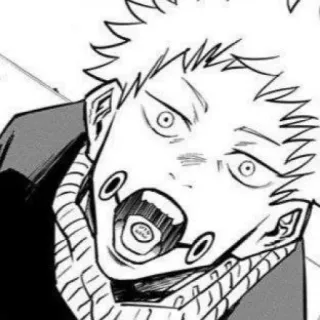 🍣 1f61fc1f Yuji Itadori Jujutsu Kaisen Аниме, Манга, Персонаж, Юдзи Итадори, Jujutsu Kaisen telegram sticker