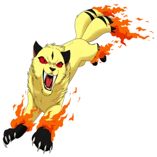 😡 08e27eb1 หมา, ไฟ, สัตว์ประหลาด, สัตว์ telegram sticker