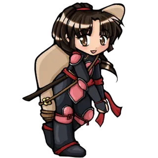 😊 5f92b726 อนิเมะ, มังงะ, ดาบ, ตัวละคร, น่ารัก telegram sticker