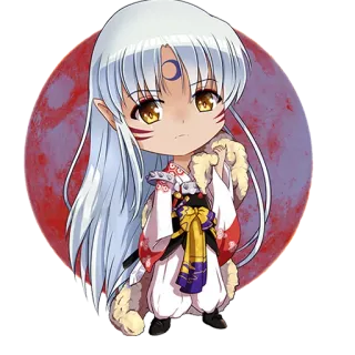 🌚 a2f76506 Sesshomaru Inuyasha อนิเมะ, มังงะ, จิบิ, เซ็ตโชมารู, อินุยาฉะ telegram sticker