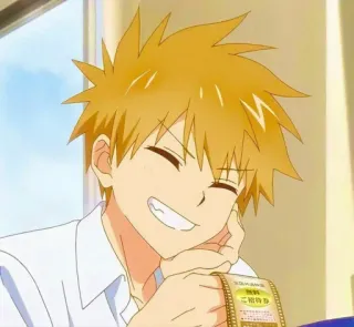 🔰 2ffc76a3 アニメ, キャラクター, 笑顔, 幸せ, 漫画 telegram sticker