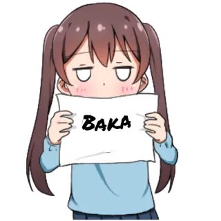 Invective tails [little girl] telegram stickers