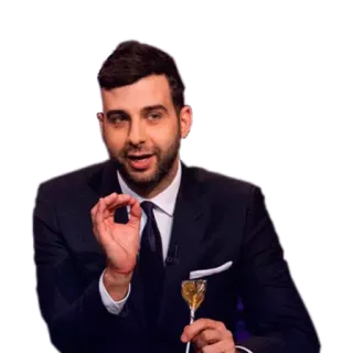 👌 b171a9f7 hombre, traje, gesto, ok, piruleta whatsapp sticker