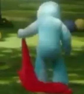 🎢 1db52cfa Igglepiggle In the Night Garden igglepiggle, in the night garden, blue, cartoon telegram sticker