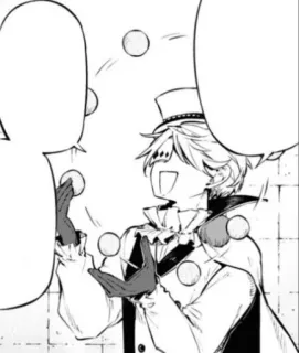 🤡 427f4281 Жонглирование, Клоун, Цирк, Аниме, Манга whatsapp sticker