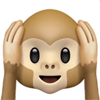 🙉 82c05f28 singe, emoji, ne rien voir, ne rien entendre, ne rien dire whatsapp sticker