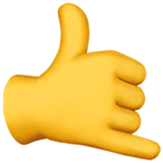 🤙 e66d5ae1 appelle-moi, geste de la main, téléphone, communication whatsapp sticker