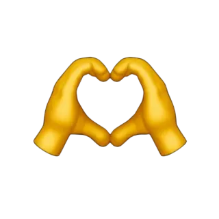 🫶 711c2694 mani, cuore, amore, emoji, affetto telegram sticker