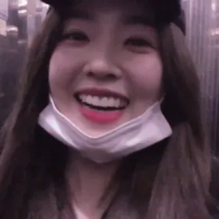 🐚 7e0d473f femme, sourire, asiatique, heureux, visage telegram sticker